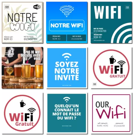 Créer mon affiche Wi-Fi
