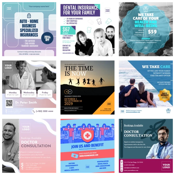 Edit a design on Health Insurances