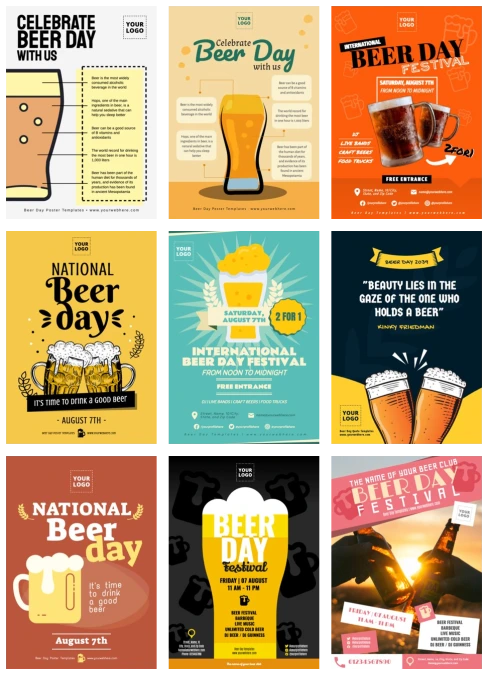 Edit a Beer Day flyer