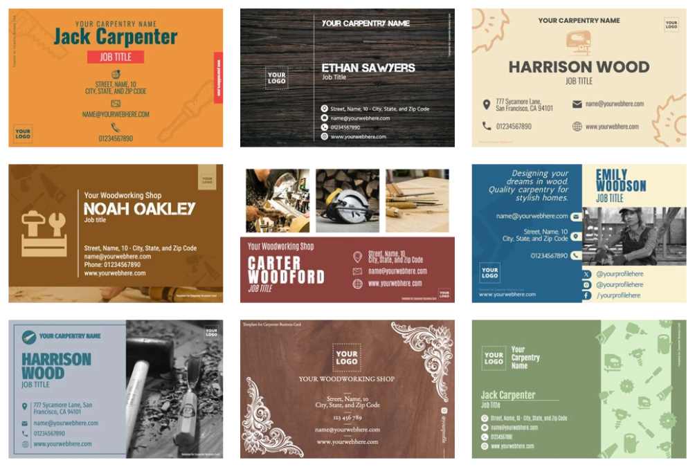 Edit a carpenter template