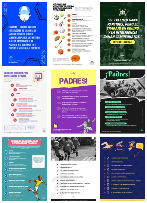 Edita un Código de Conducta Deportiva