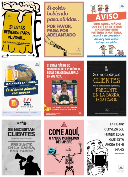 Edita un cartel divertido