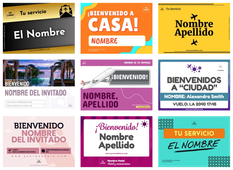 Edita un cartel de recogida