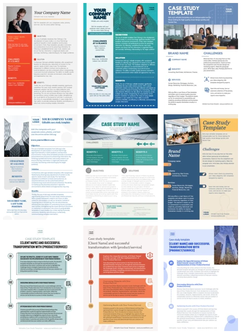 Free Printable Case Study Templates