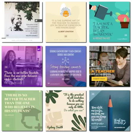 Modifier designs citations inspirantes pour enseignants