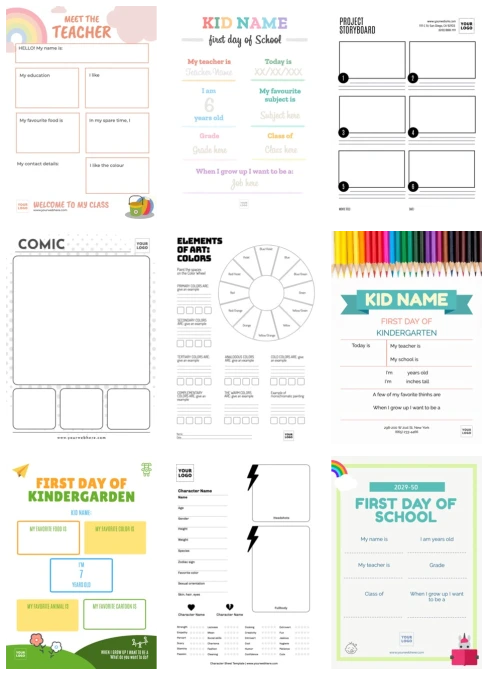 Printable Preschool Worksheet Templates