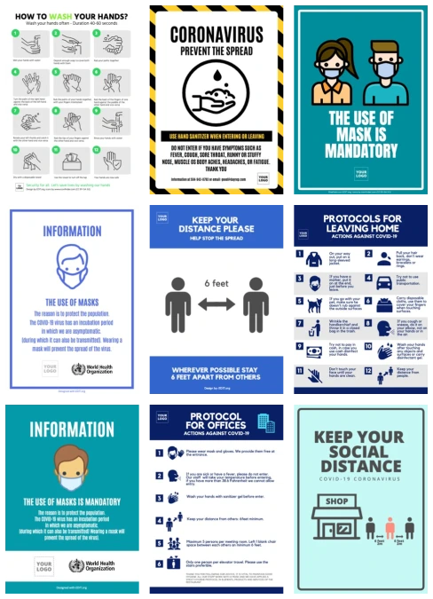 Editar meu pôster ajuda coronavirus