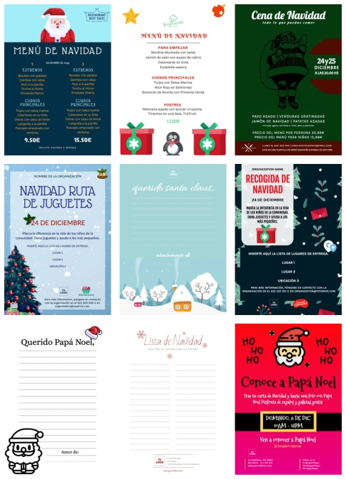 Crear diseños navideños