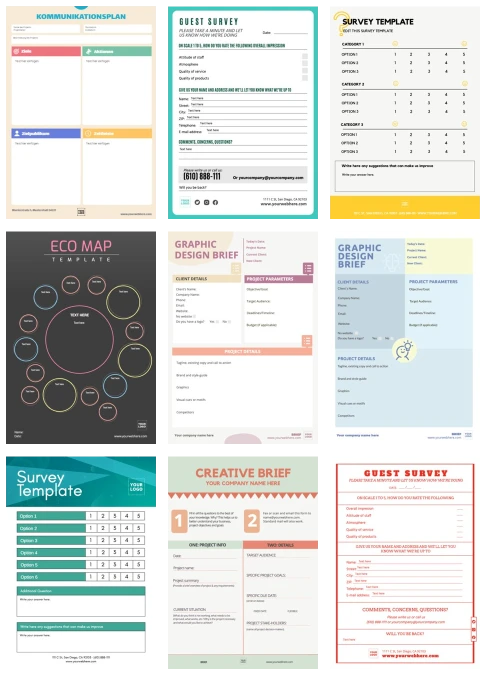 Bearbeite eine Vorlage