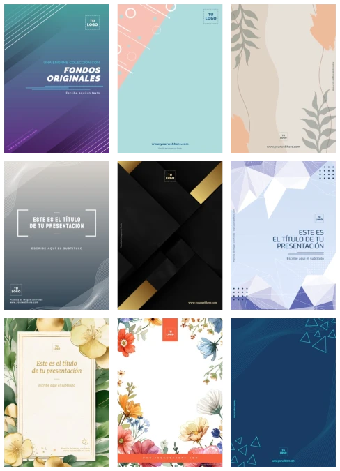 Edita un fondo para textos