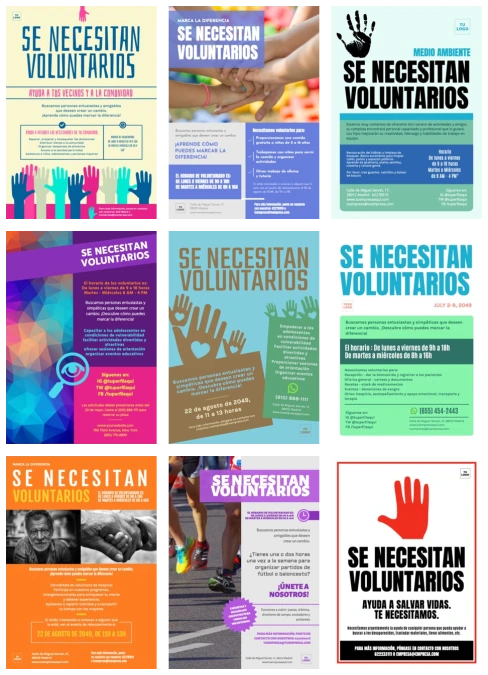 Crea diseños para tu ONG gratis