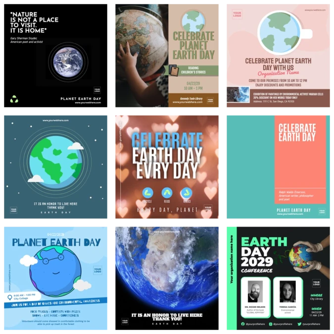 design-a-free-earth-day-poster-to-print for Free Printable Earth Day Posters Design a free Earth Day poster to print for Free Printable Earth Day Posters