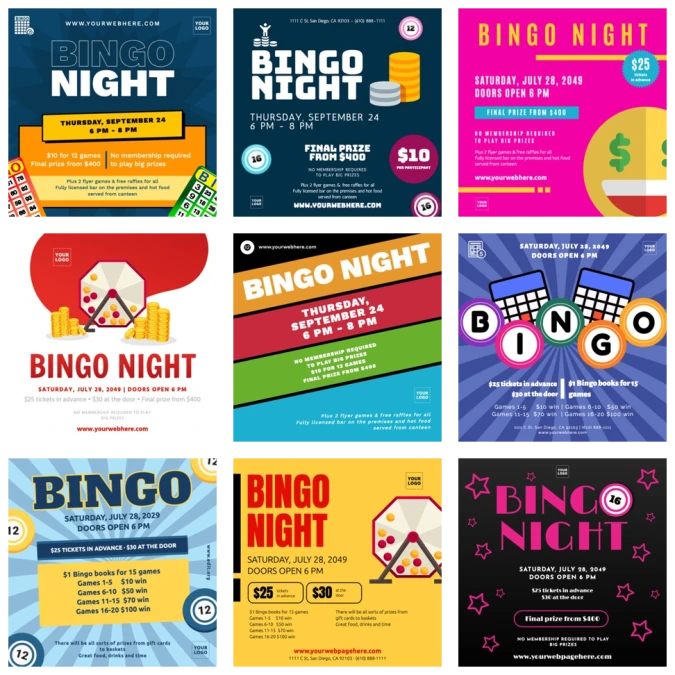 create-a-bingo-night-flyer-or-poster-online for Free Bingo Flyer Template Printable Create a Bingo Night flyer or poster online for Free Bingo Flyer Template Printable