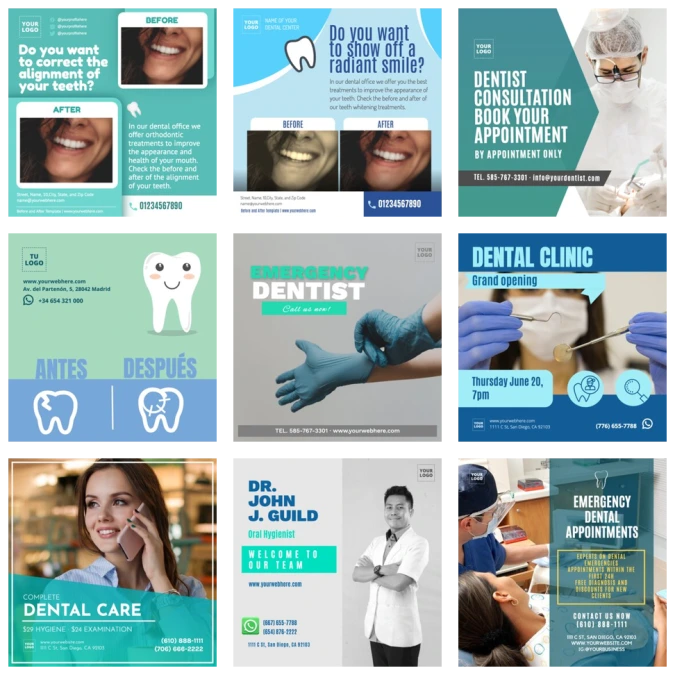 Editar un diseño para Clinica Dental