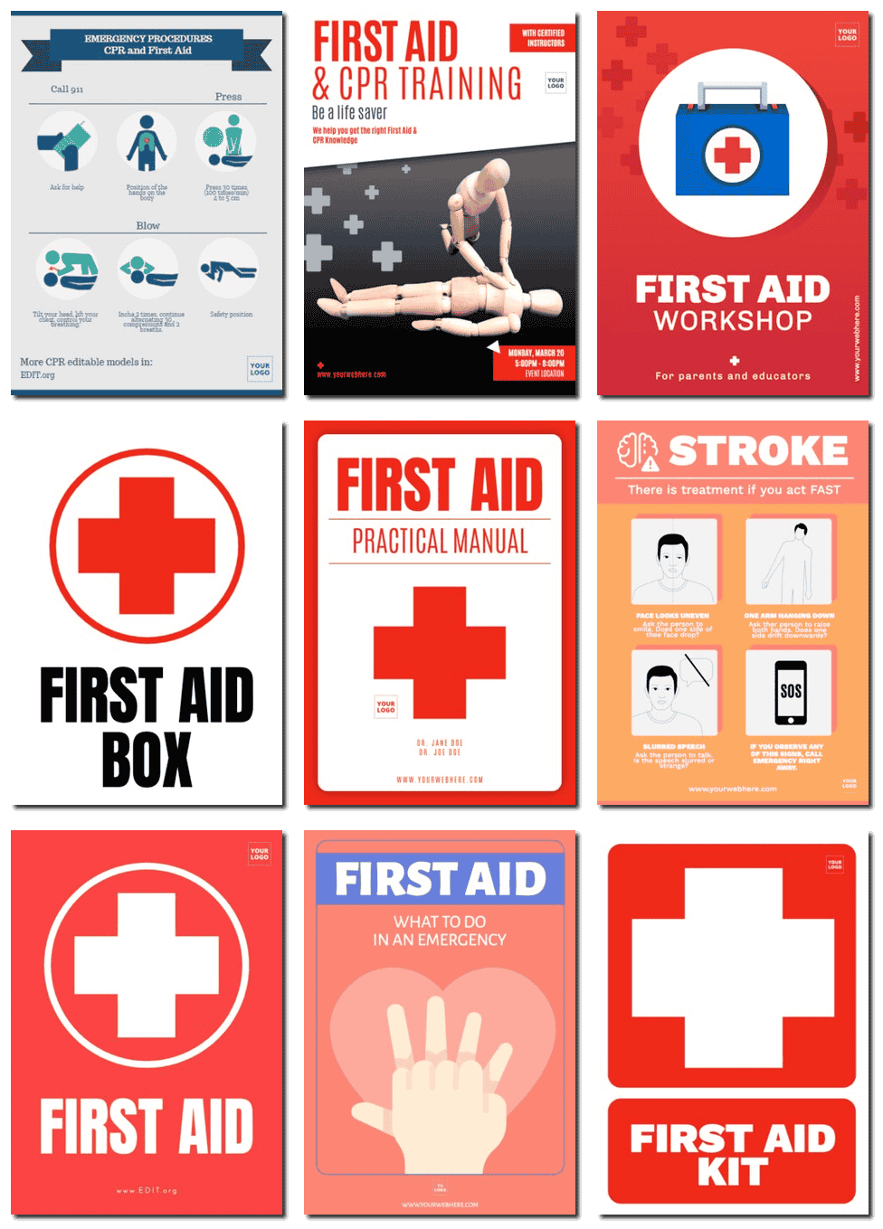 First Aider Poster Printable Prntbl concejomunicipaldechinu gov co