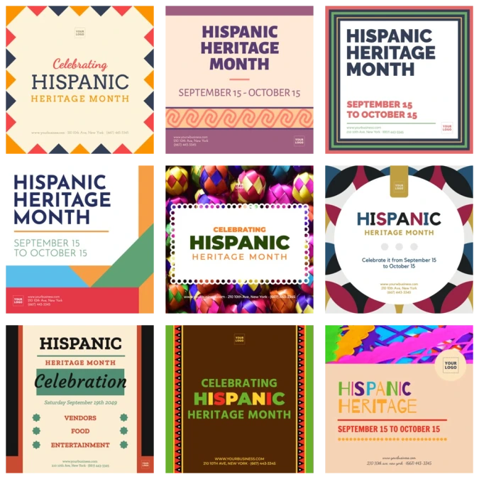free-customizable-hispanic-heritage-templates for Free Hispanic Heritage Month Printables Free Customizable Hispanic Heritage Templates for Free Hispanic Heritage Month Printables