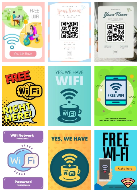 Create my wifi poster