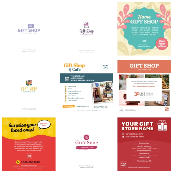 Edit a Gift Store design