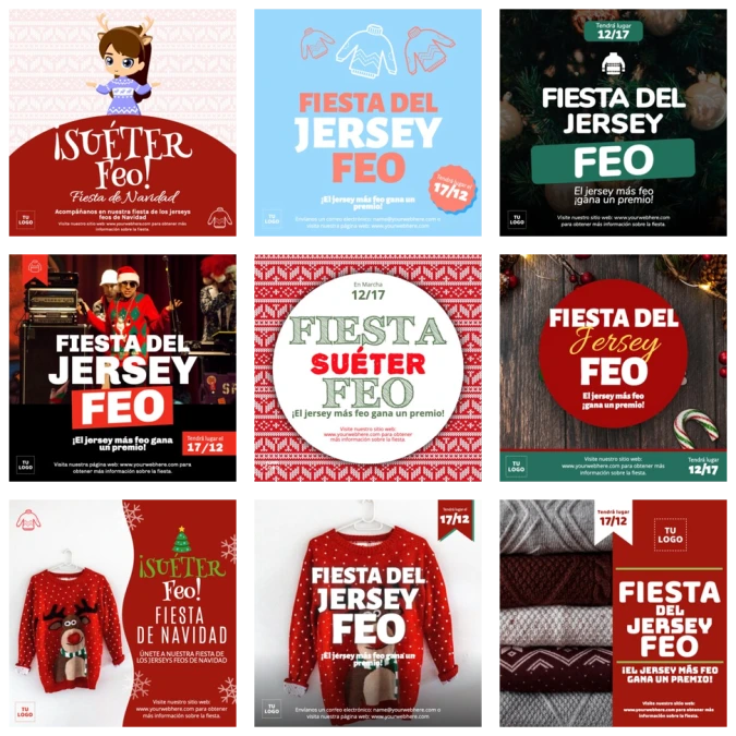 Editar una invitación del Jersey Feo