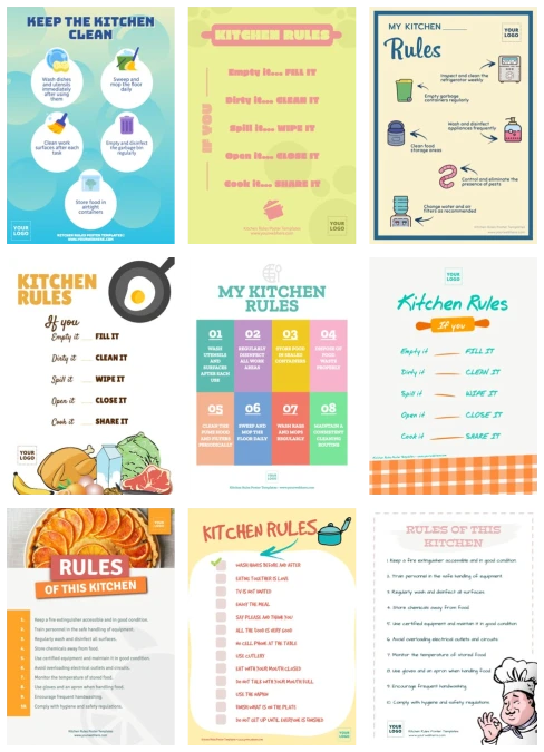 Edit a Kitchen Rules sign