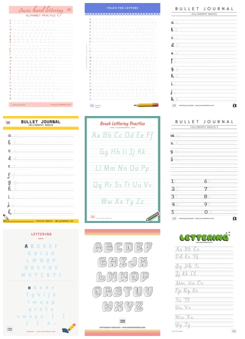 Create Letter Tracing Worksheets with Free Templates