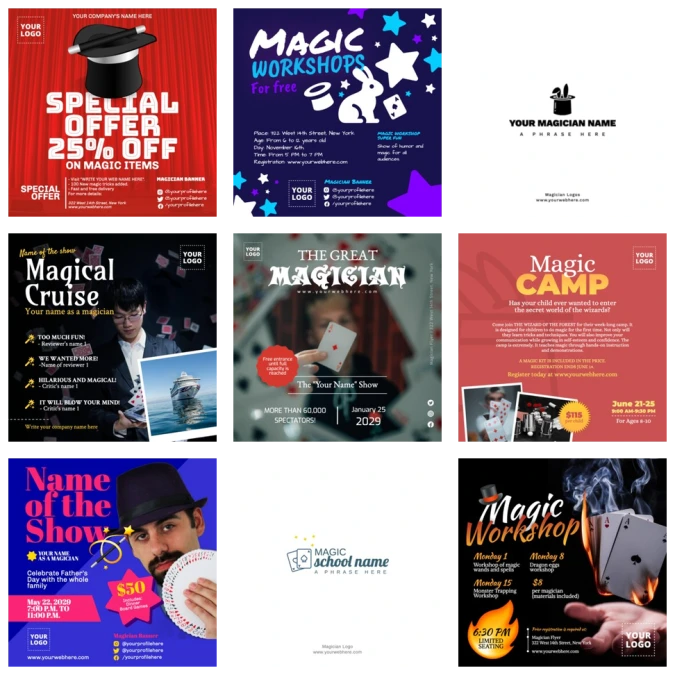 Edit a Magician banner