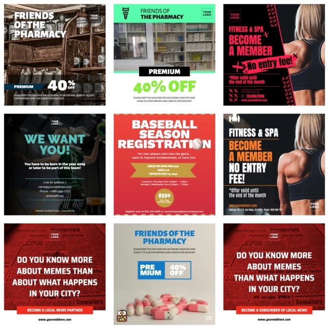 Bearbeite eine „Mitglied werden“-Vorlage