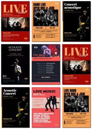 Modifier un prospectus de concert en direct