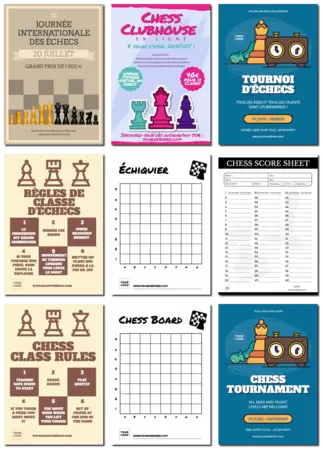 Modifier un échiquier vierge