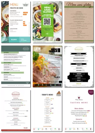 Modifier un menu des allergènes