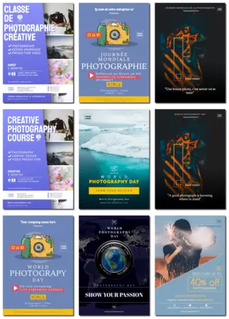 Modifier un prospectus pour la Journée nationale de la photographie