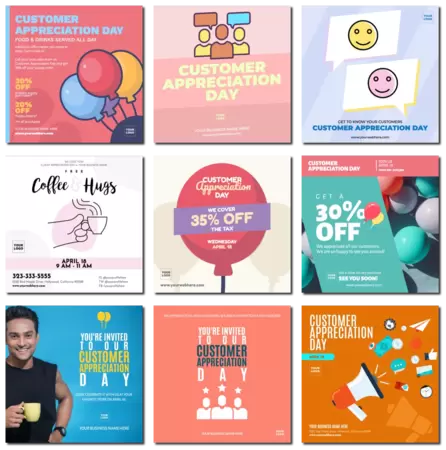 Modifier un design pour la Journée d\'Appréciation des Clients