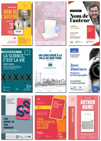 Modifier un modèle de lancement de livre