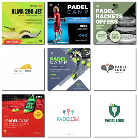 Modifier une bannière de padel