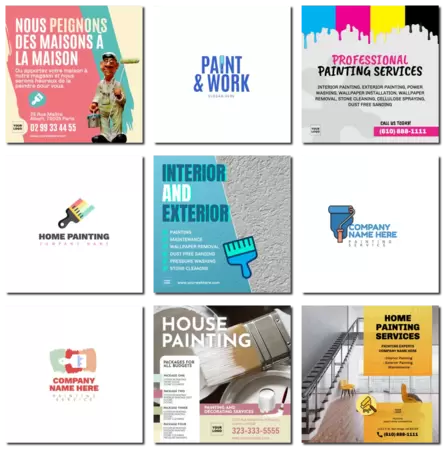 Modifier un design pour une entreprise de peinture