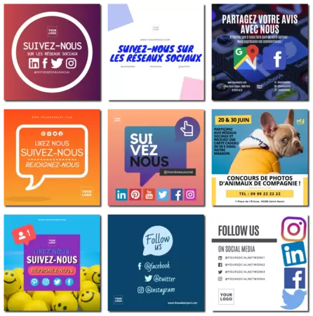 Éditer un design Suivez-nous