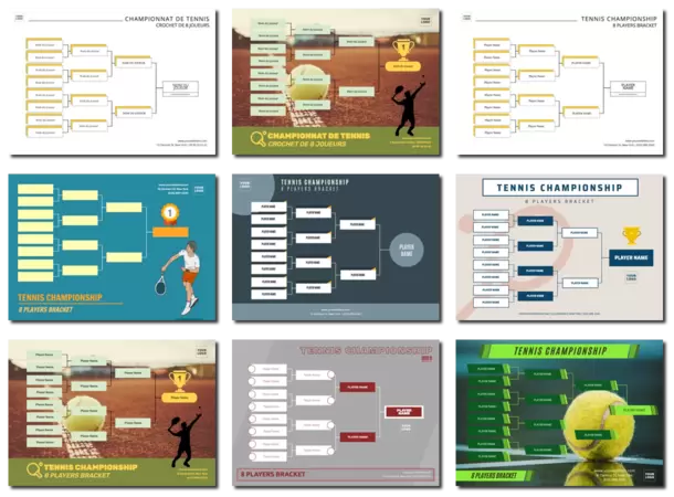 Modifier un prospectus de terrain de tennis
