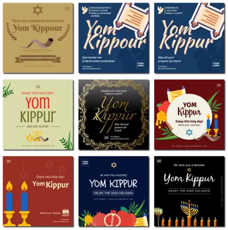 Modifier une affiche de Yom Kippour