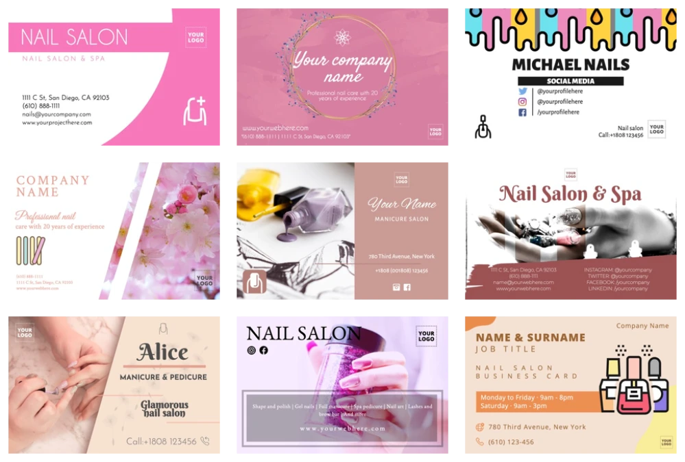 Nails Business Card Designs nails-business-card-designs