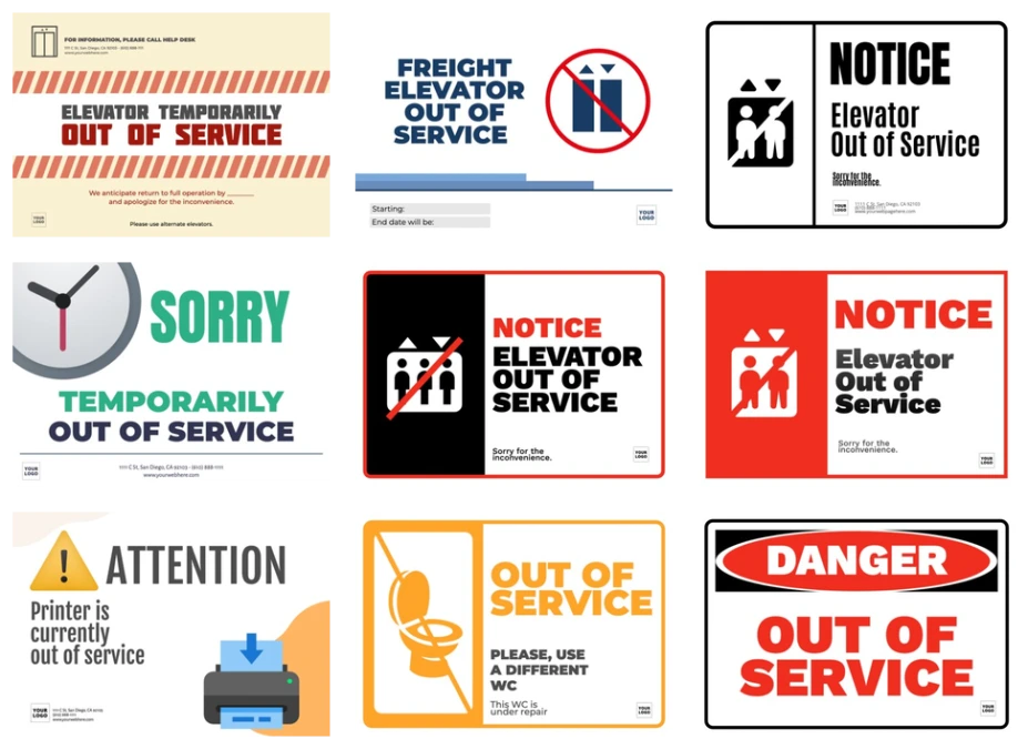 out-of-order-signs-to-edit-online-and-print for Out Of Order Sign Free Printable Out of Order signs to edit online and print for Out Of Order Sign Free Printable