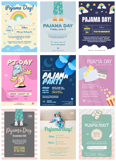 Edit a PJ Day banner