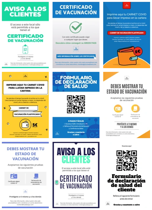 Editar una plantilla COVID