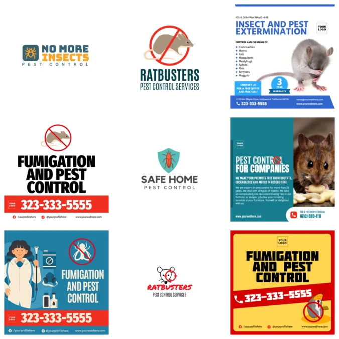 Edit a pest control poster