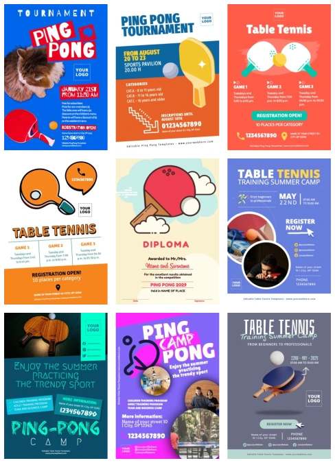 Edit a Ping Pong poster