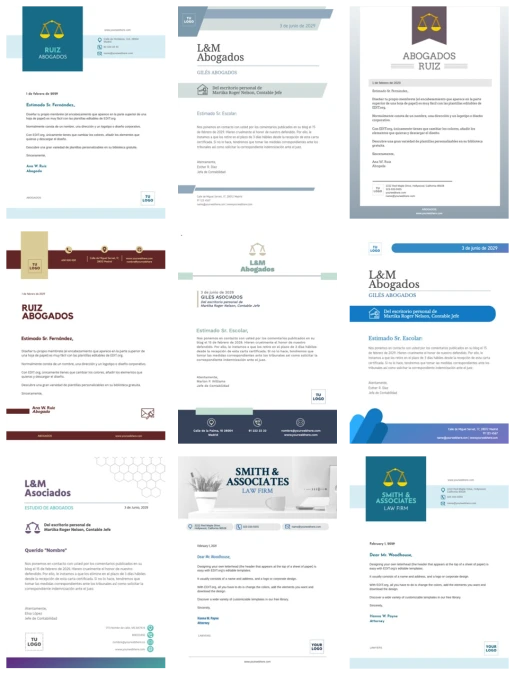 Edita un flyer de abogados