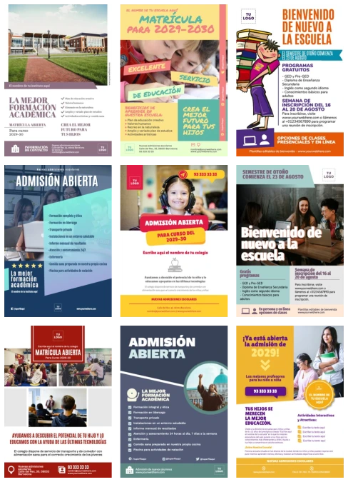 Edita un anuncio de matrícula abierta