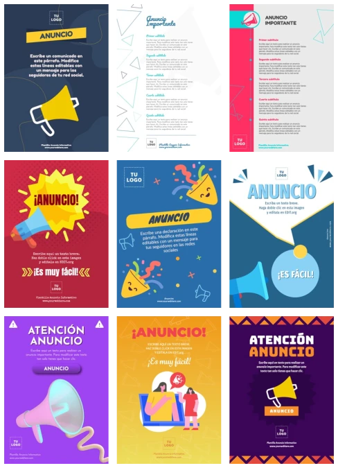 Edita un Anuncio Informativo