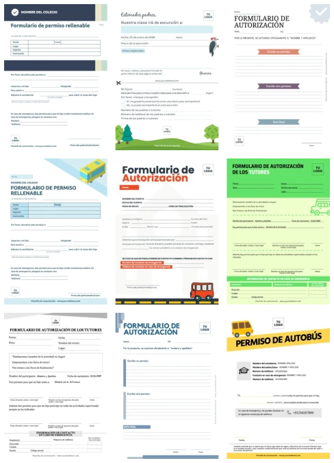 Edita una plantilla de Autorización