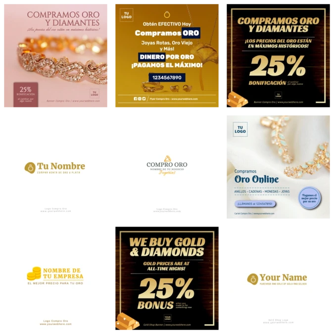 Edita un flyer de Oro