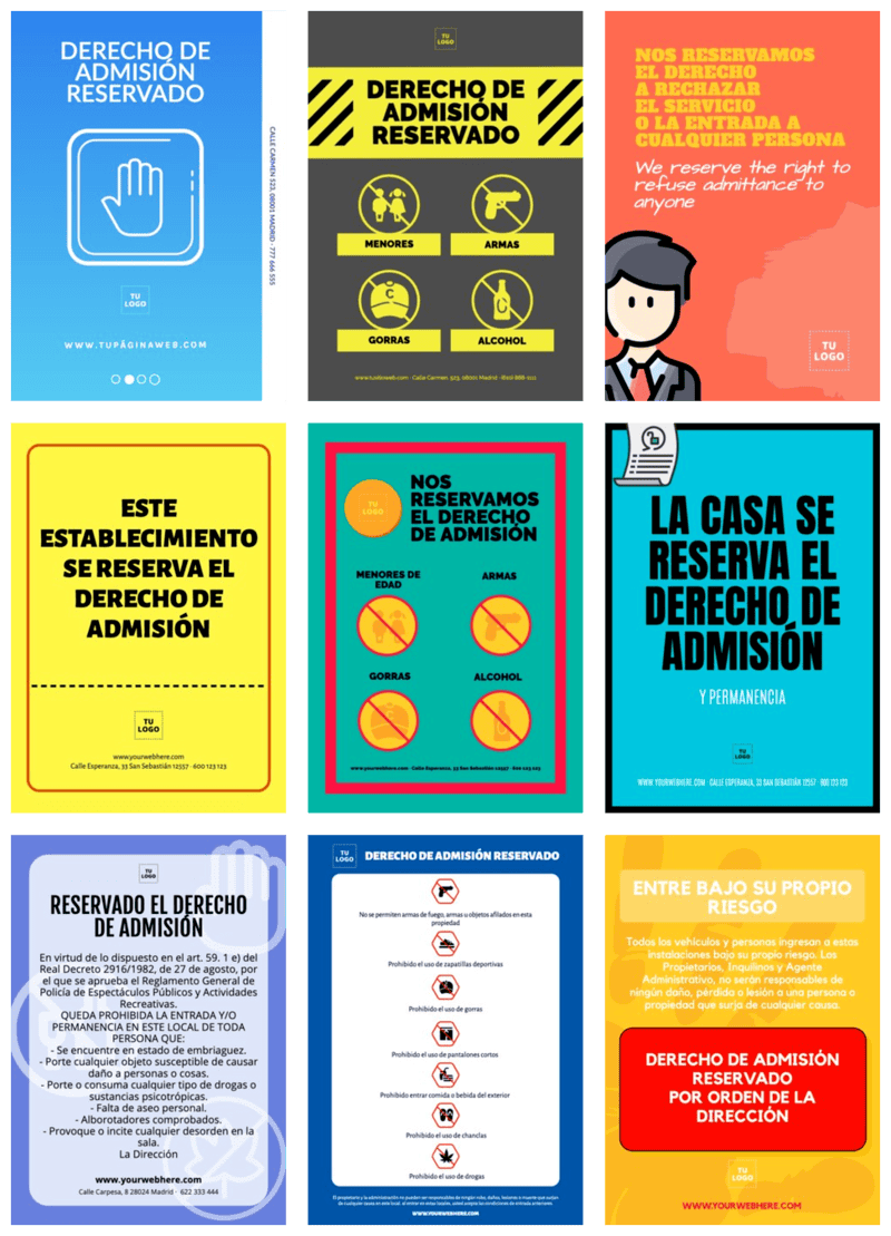 Carteles De Derecho De Admisi n Para Imprimir Gratis carteles-de-derecho-de-admisi-n-para-imprimir-gratis